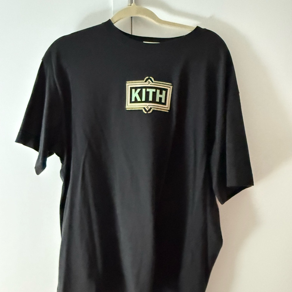 Kith Ornate Classic Logo Tee- Black